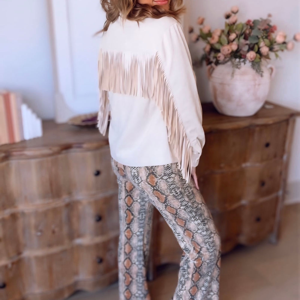 
                      
                        Don't Blame Me Sequin Flared Pants
                      
                    