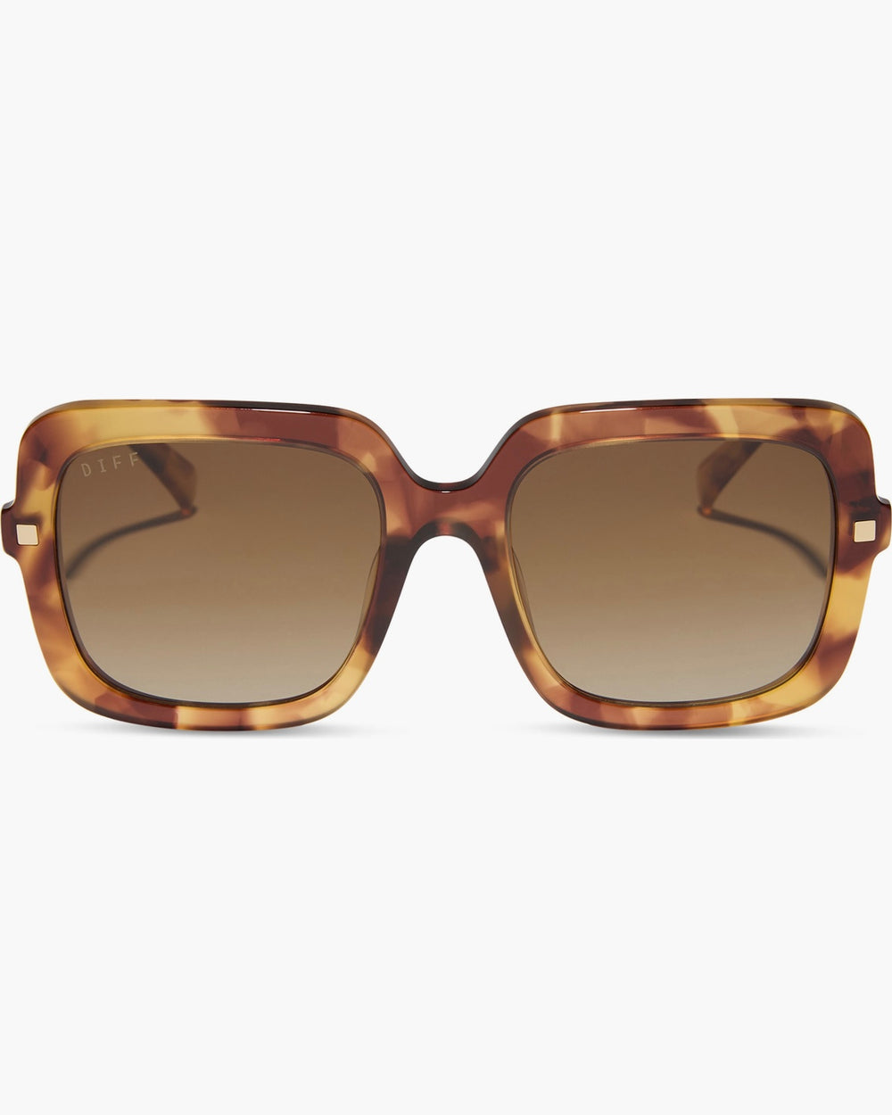DIFF Eyewear Sandra Dark Brown Fleur