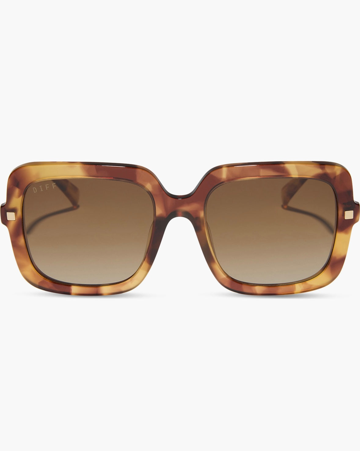 DIFF Eyewear Sandra Dark Brown Fleur