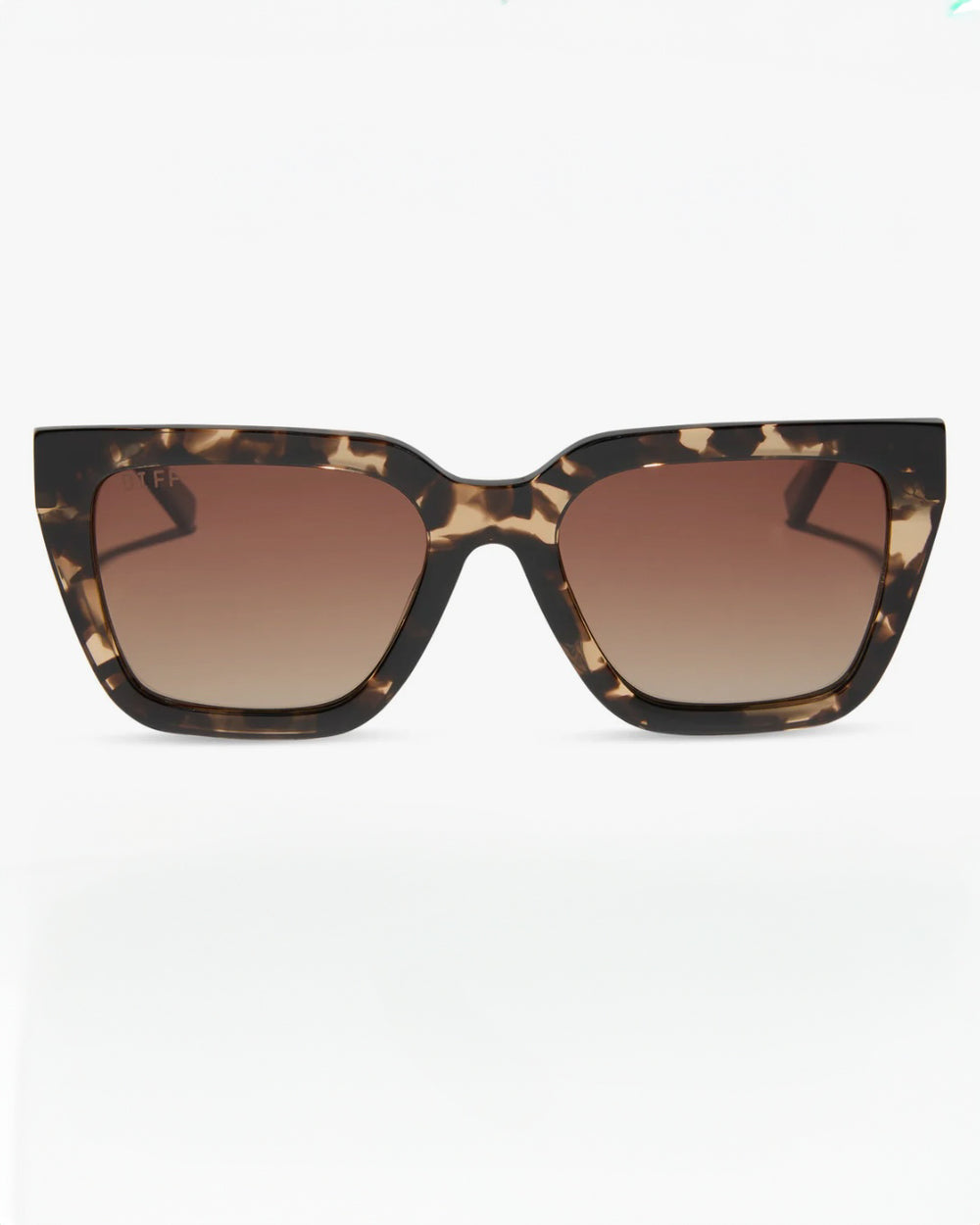 DIFF Eyewear- Amara Espresso Tortoise + Brown Gradient, Polarized