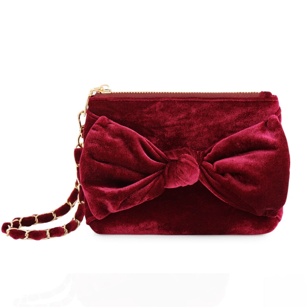 
                      
                        Velvet Bow Wristlet
                      
                    