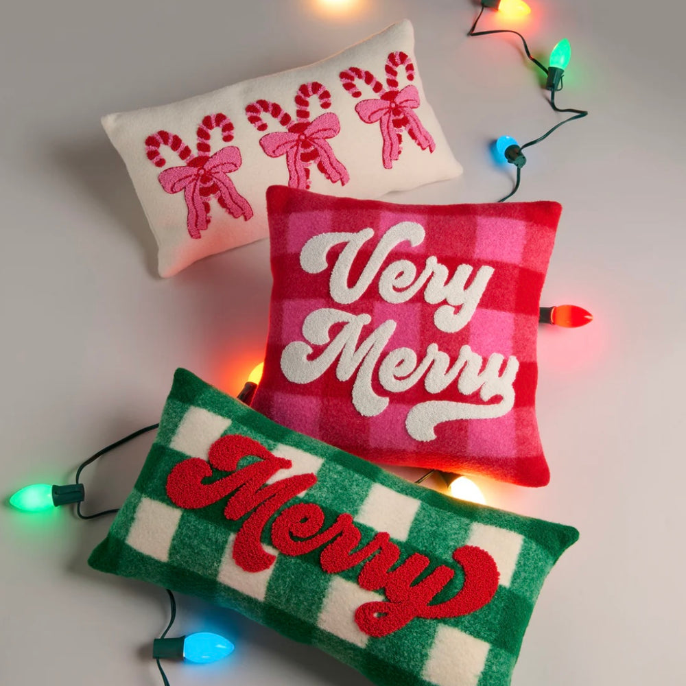 Very Merry Plaid Pillow