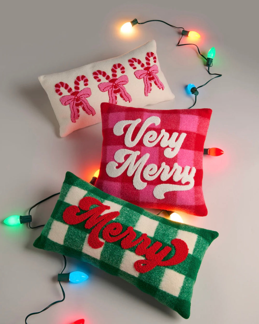 Very Merry Plaid Pillow