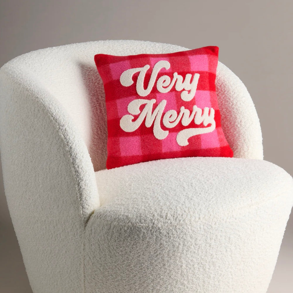 
                      
                        Very Merry Plaid Pillow
                      
                    