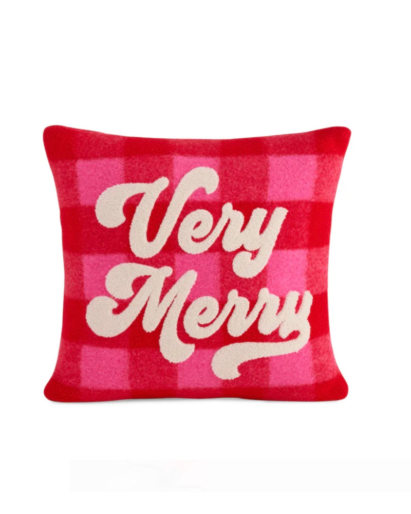 Very Merry Plaid Pillow