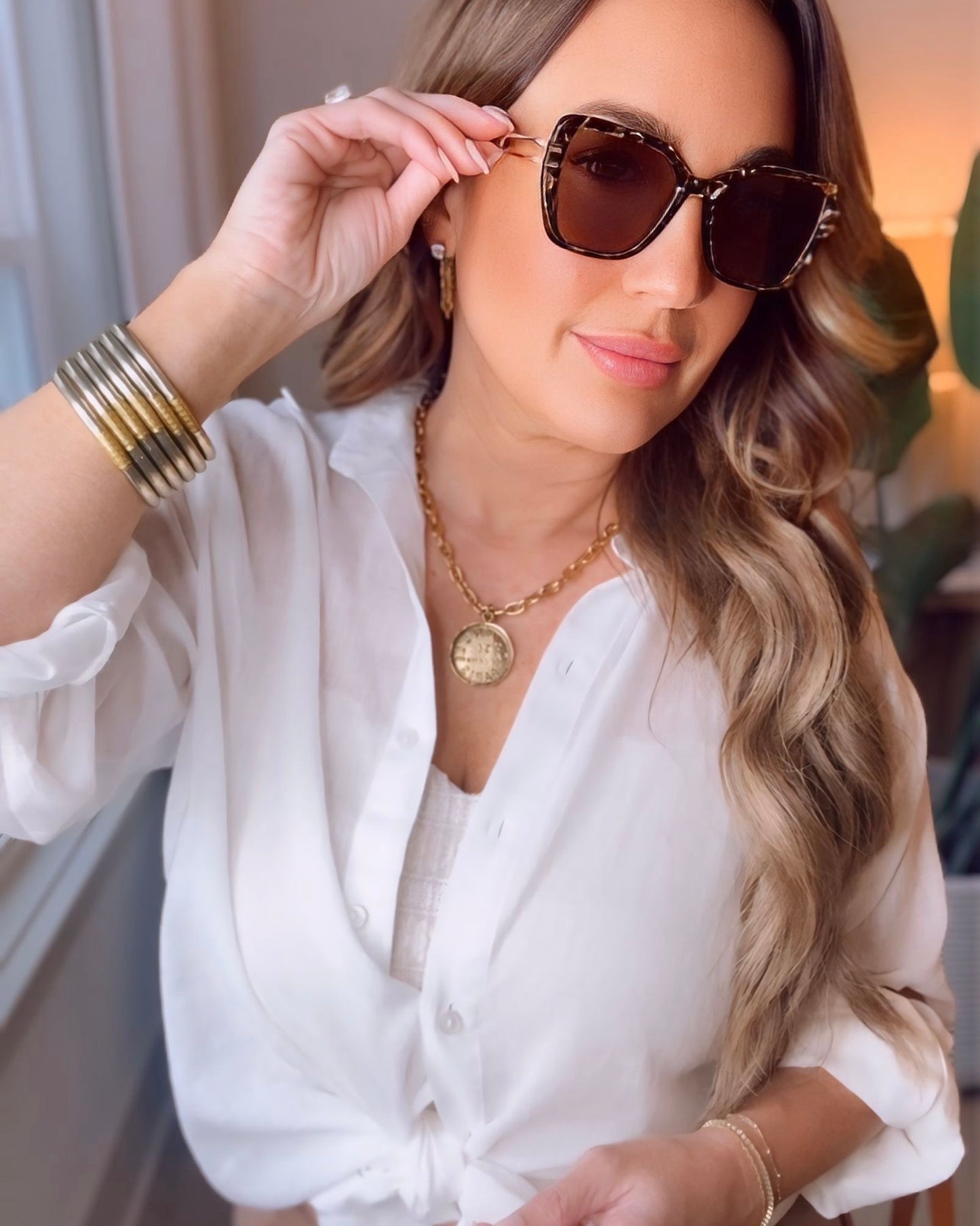 DIFF Eyewear- Beck II Cream Tortoise, Polarized