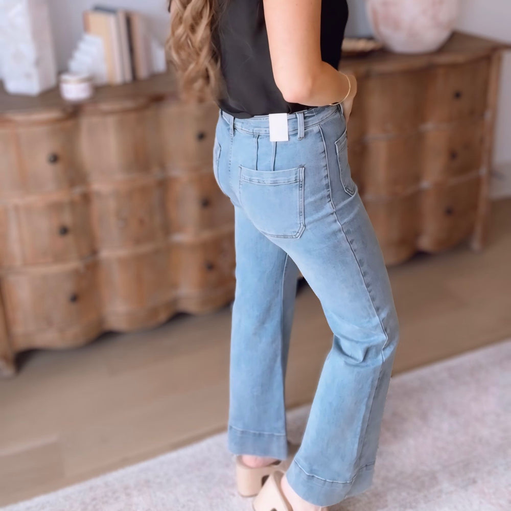 
                      
                        Gia High Rise Relaxed Flare- 2 Colors
                      
                    