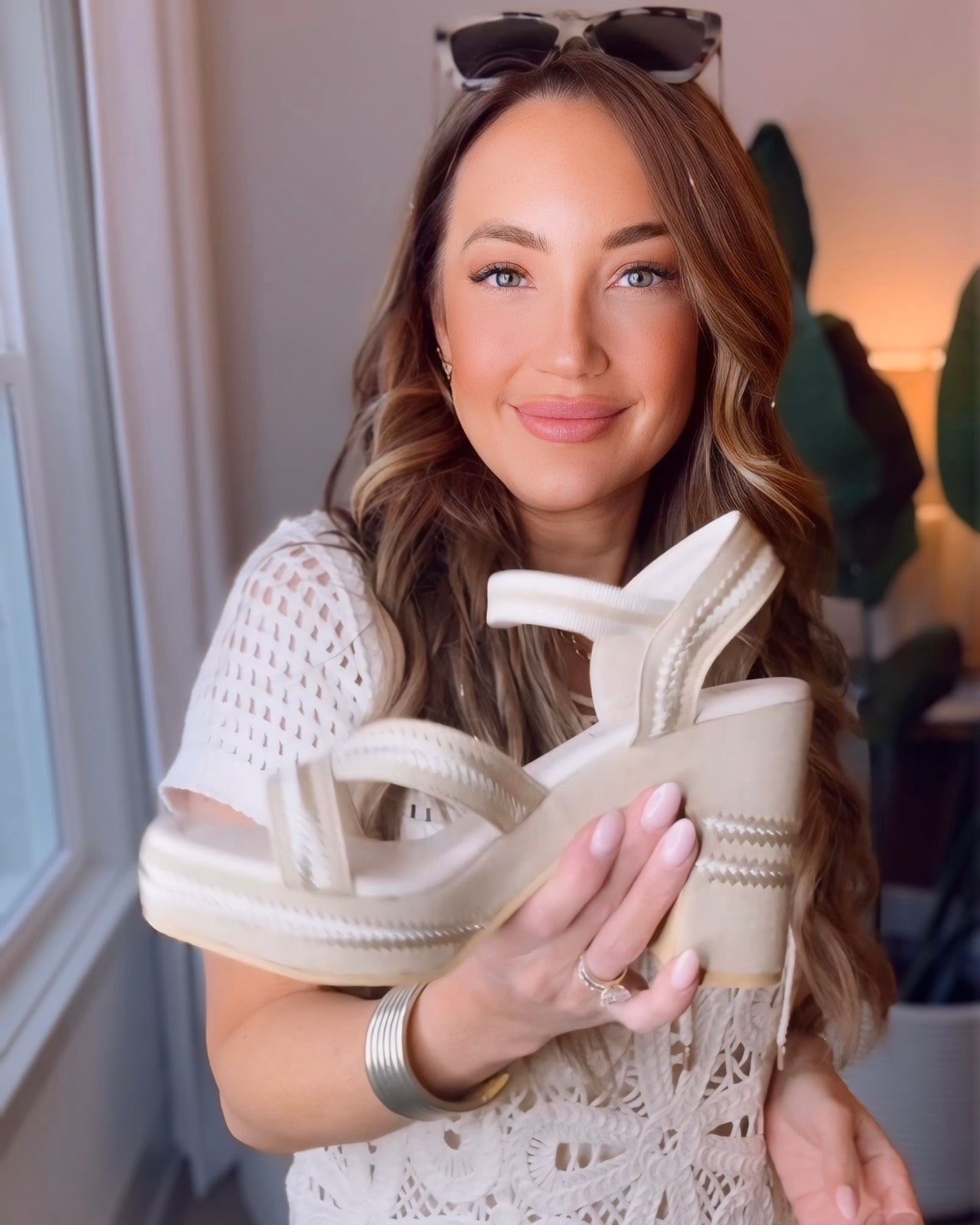 Adelaide Platform Heel- Sand