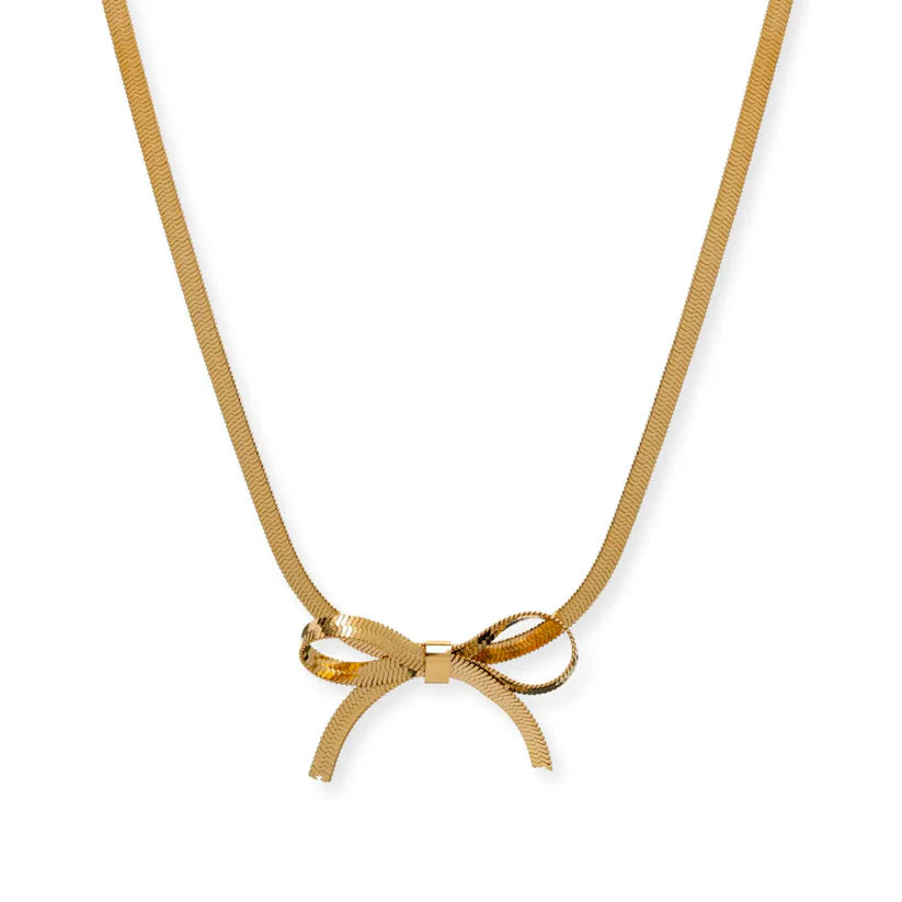 Elegant Bow Necklace