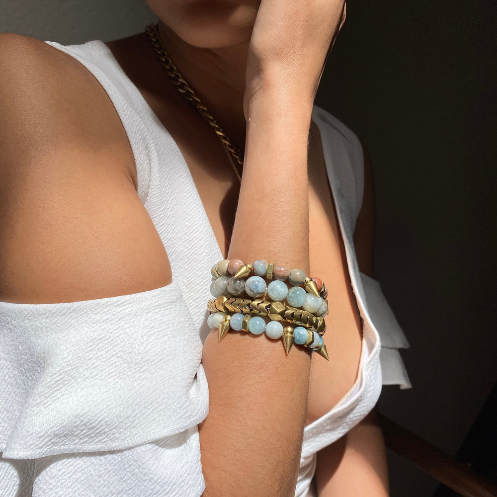 Rachel Nathan Remix Aquamarine Bracelet