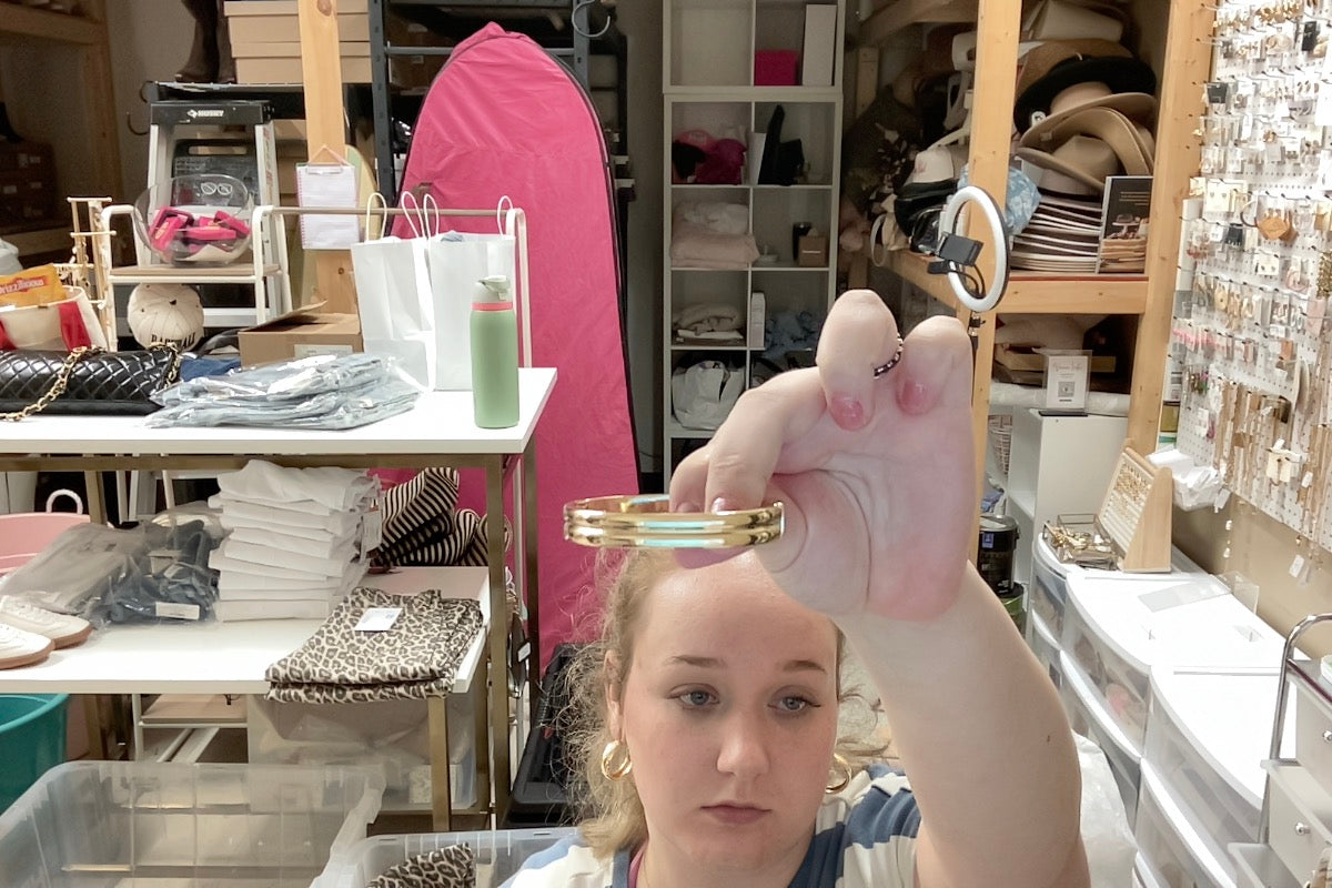 Double Flat Dome Bangle