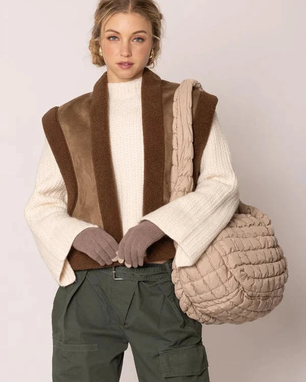 Quilted Carryall Tote