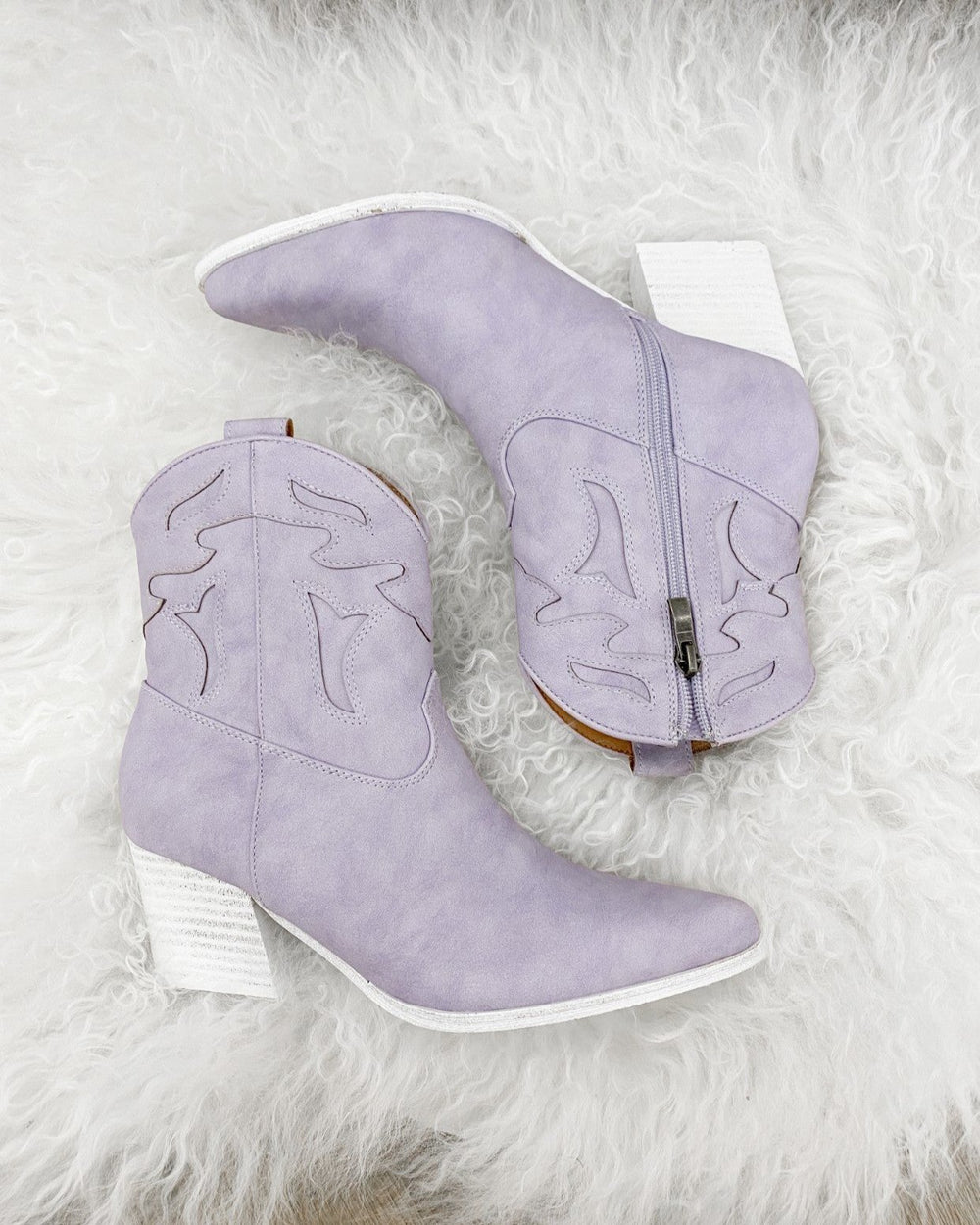 Hazel Lavender Booties