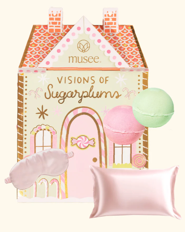 
                      
                        Visions of Sugarplums Bath Balm, Pillowcase & Eye Mask Set
                      
                    