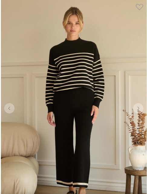 Carolyn Striped Knit Set