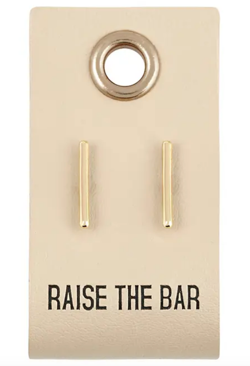 Leather Tag Earrings-4 Styles