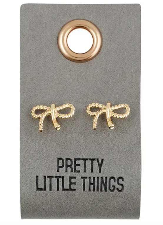 Leather Tag Earrings-4 Styles