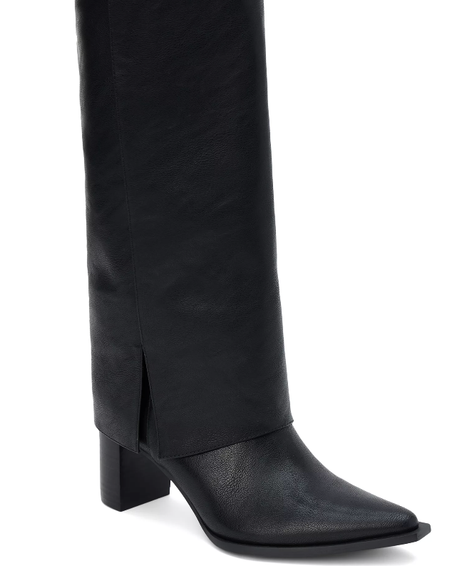 Wynne Knee-High Foldover Boot