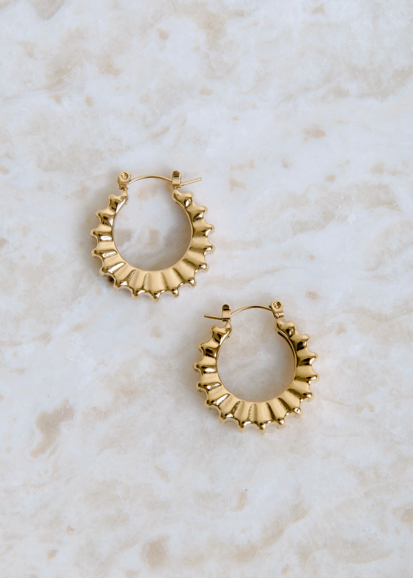 Sunshine Hoop Earrings