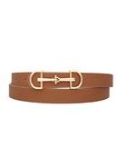 
                      
                        Horsebit Buckle Skinny Belt
                      
                    