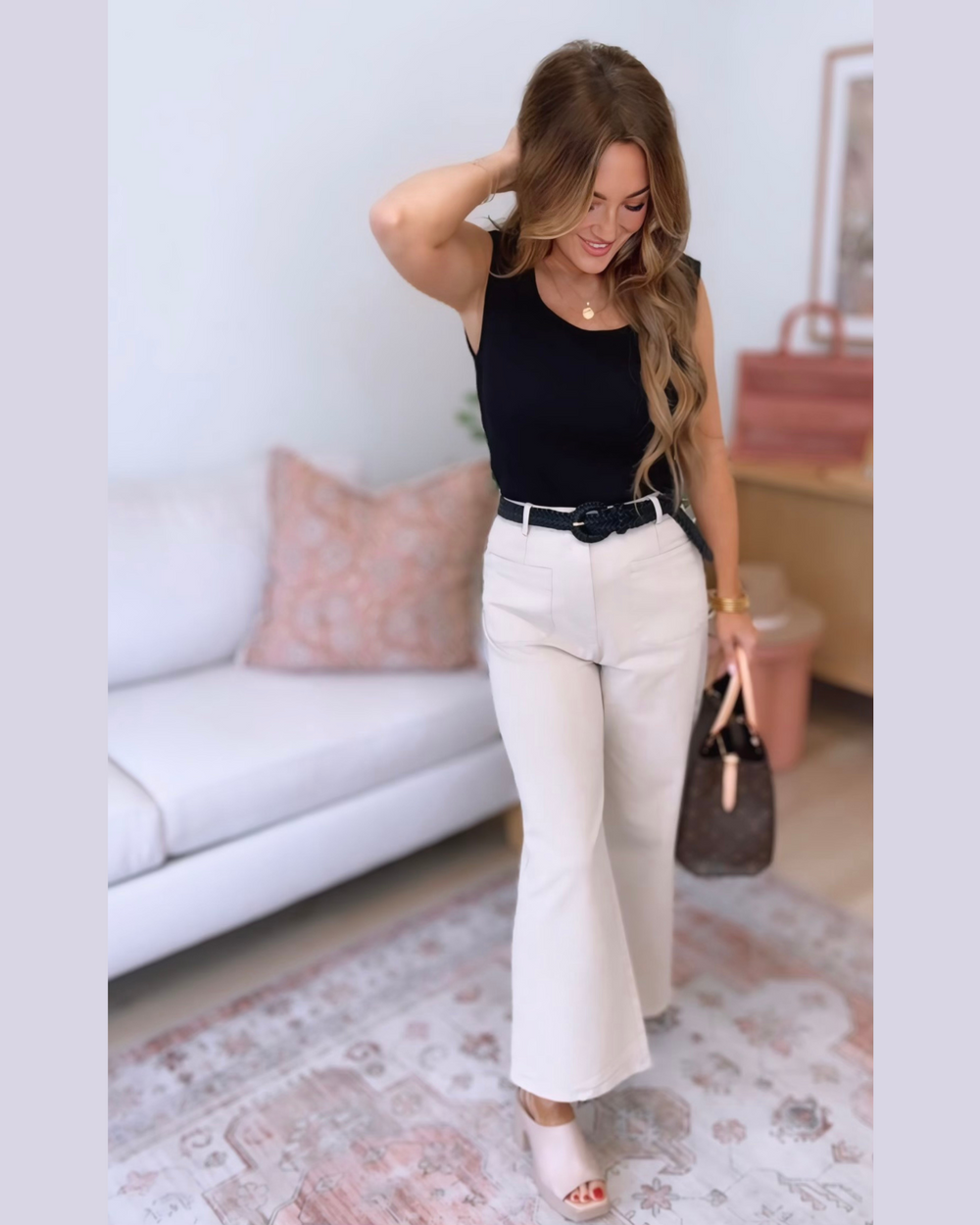 My Way Front Pocket Wide Leg Pants - 3 COLORS