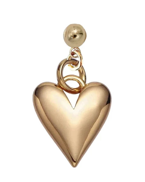 Vintage Heart Drop Charm