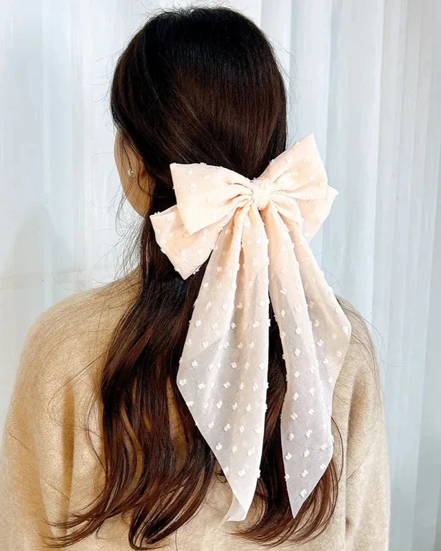 
                      
                        Swiss Dot Hair Bow
                      
                    