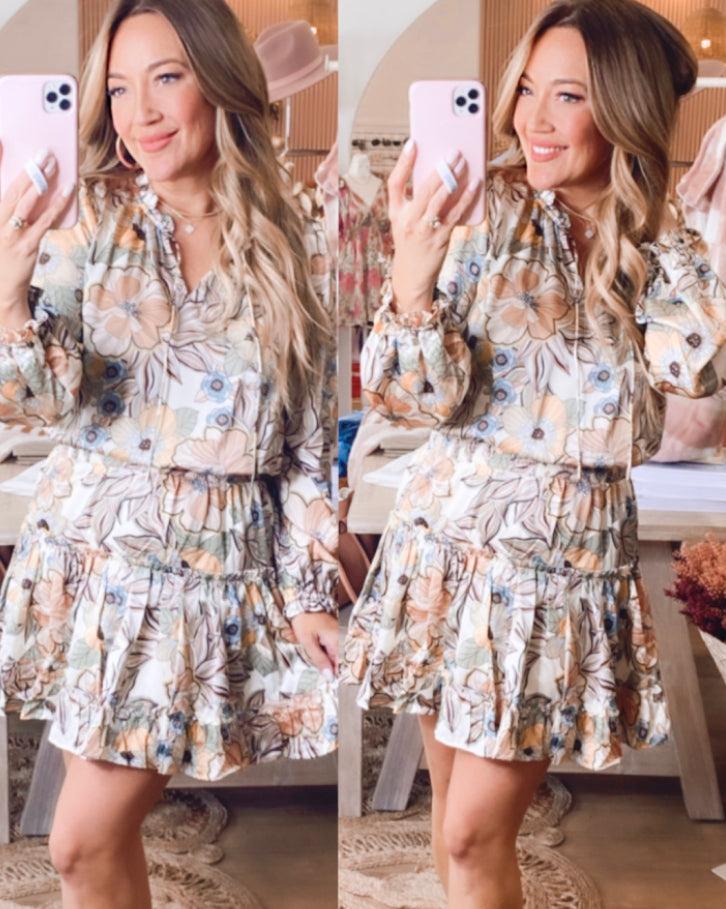 Always In Bloom Tiered Dress