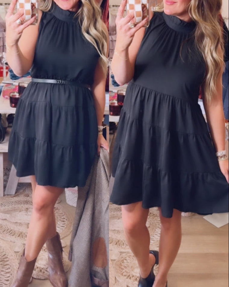 Call For Color Tiered Dress