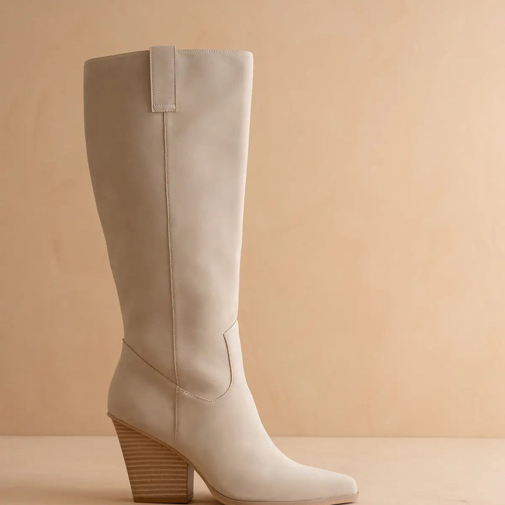 Collins Light Grey Pointed Toe Boot