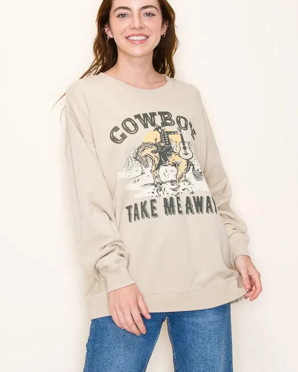 Cowboy Take Me Away Sweatshirt