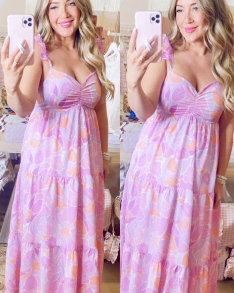 Orchid Floral Maxi