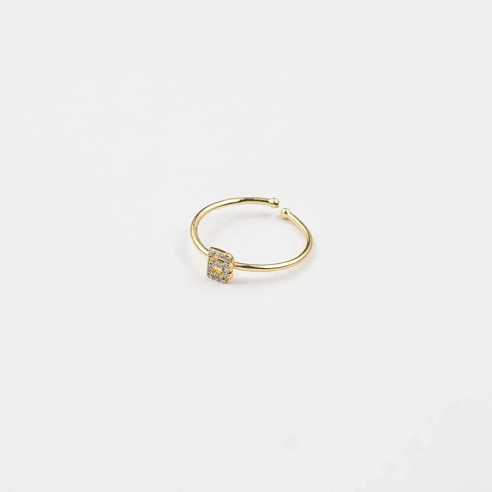 
                      
                        Adjustable Initial Gold Rings
                      
                    