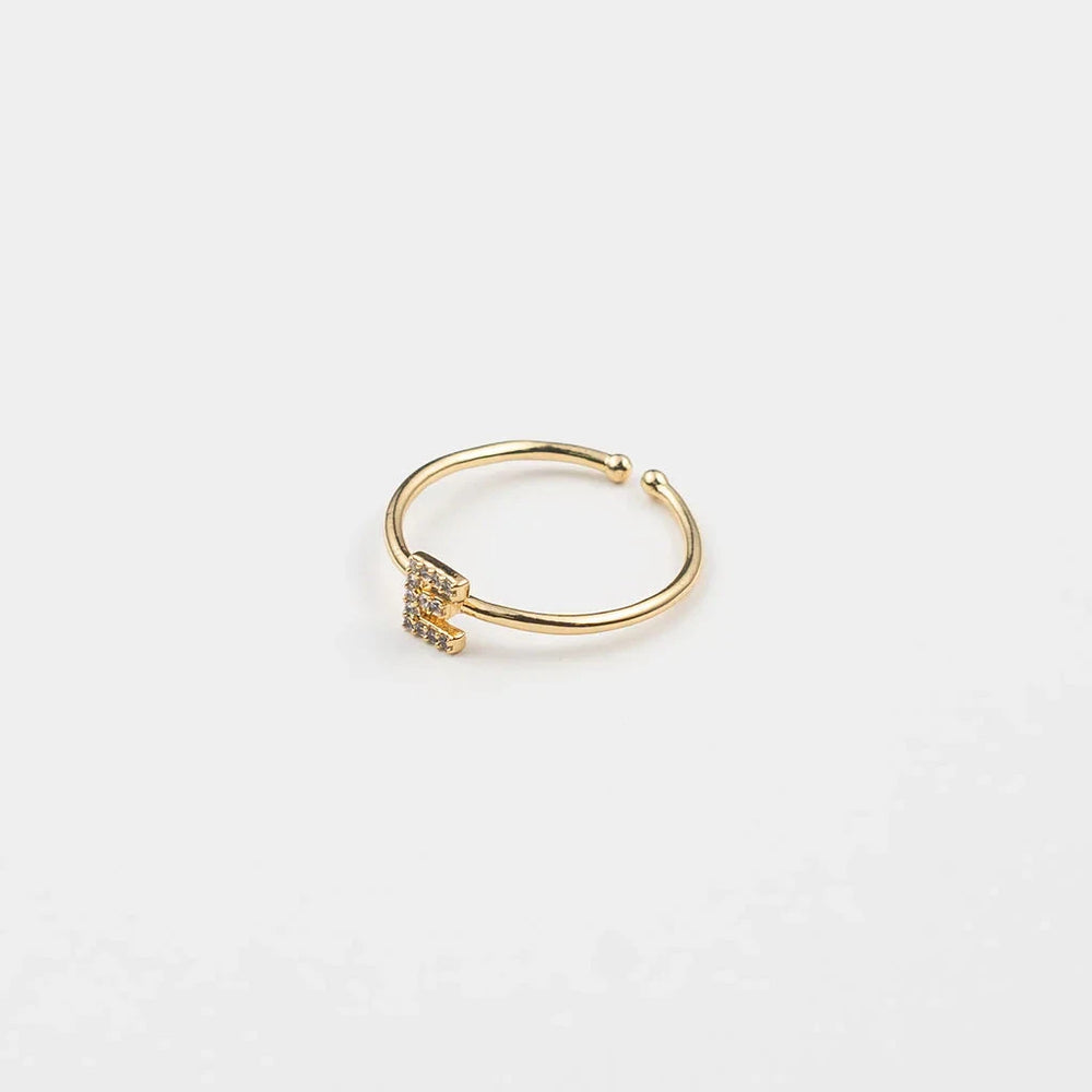 
                      
                        Adjustable Initial Gold Rings
                      
                    