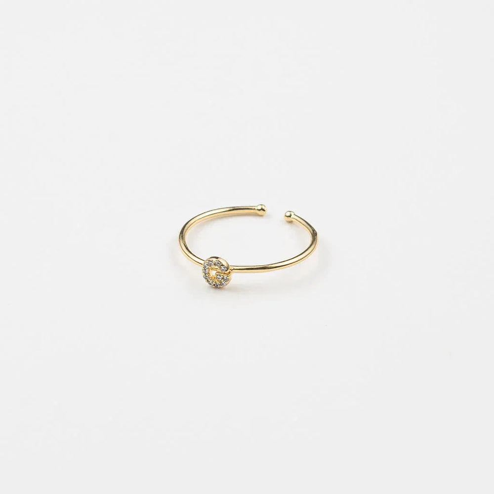 
                      
                        Adjustable Initial Gold Rings
                      
                    