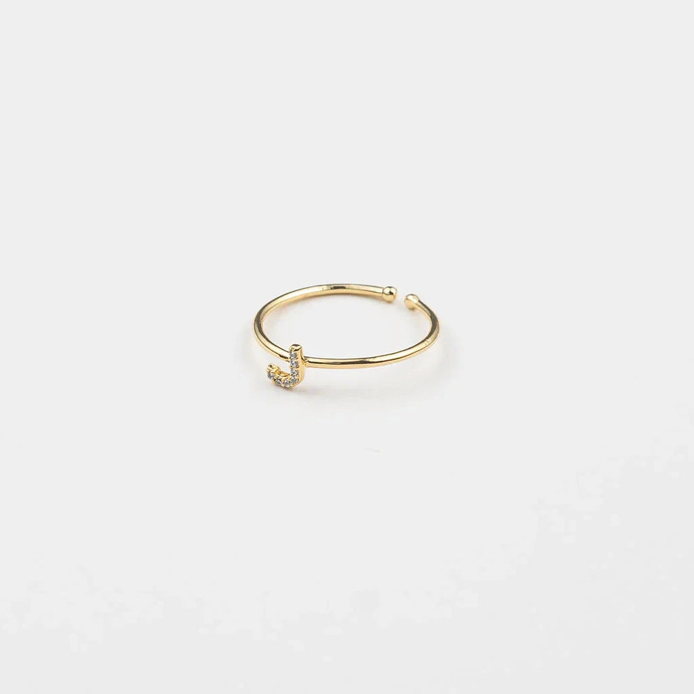 
                      
                        Adjustable Initial Gold Rings
                      
                    