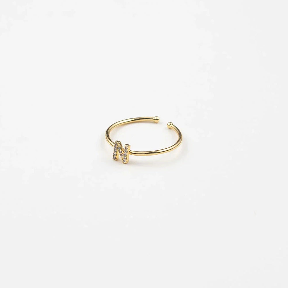 
                      
                        Adjustable Initial Gold Rings
                      
                    