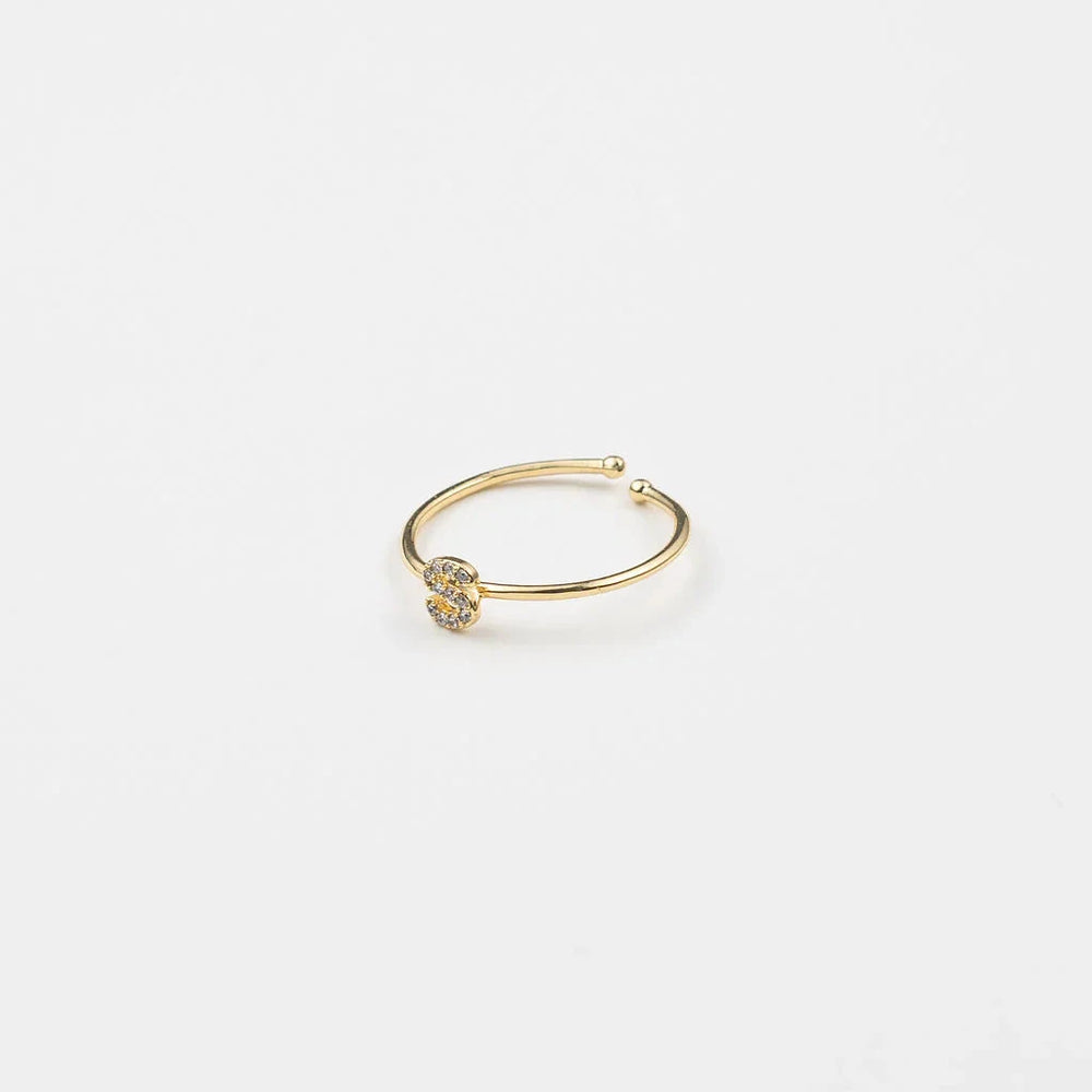 
                      
                        Adjustable Initial Gold Rings
                      
                    