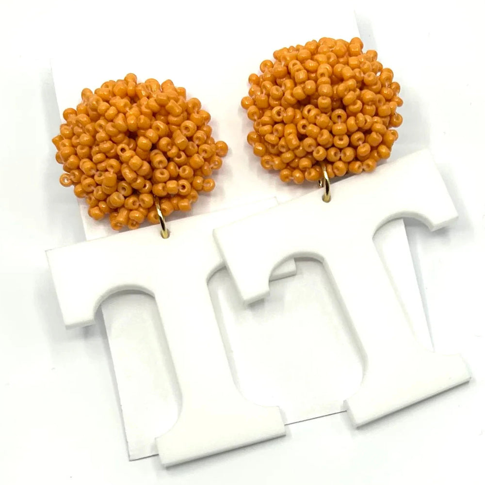 
                      
                        Tennessee "T" Earring
                      
                    