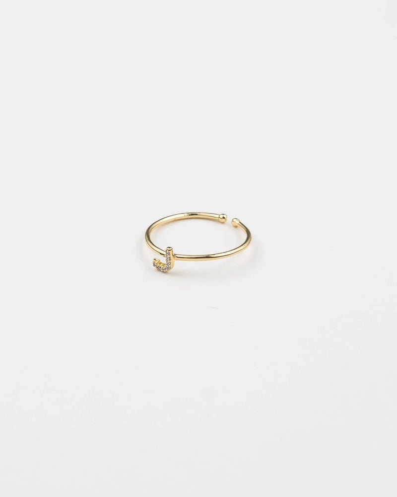 
                      
                        Adjustable Initial Gold Rings
                      
                    