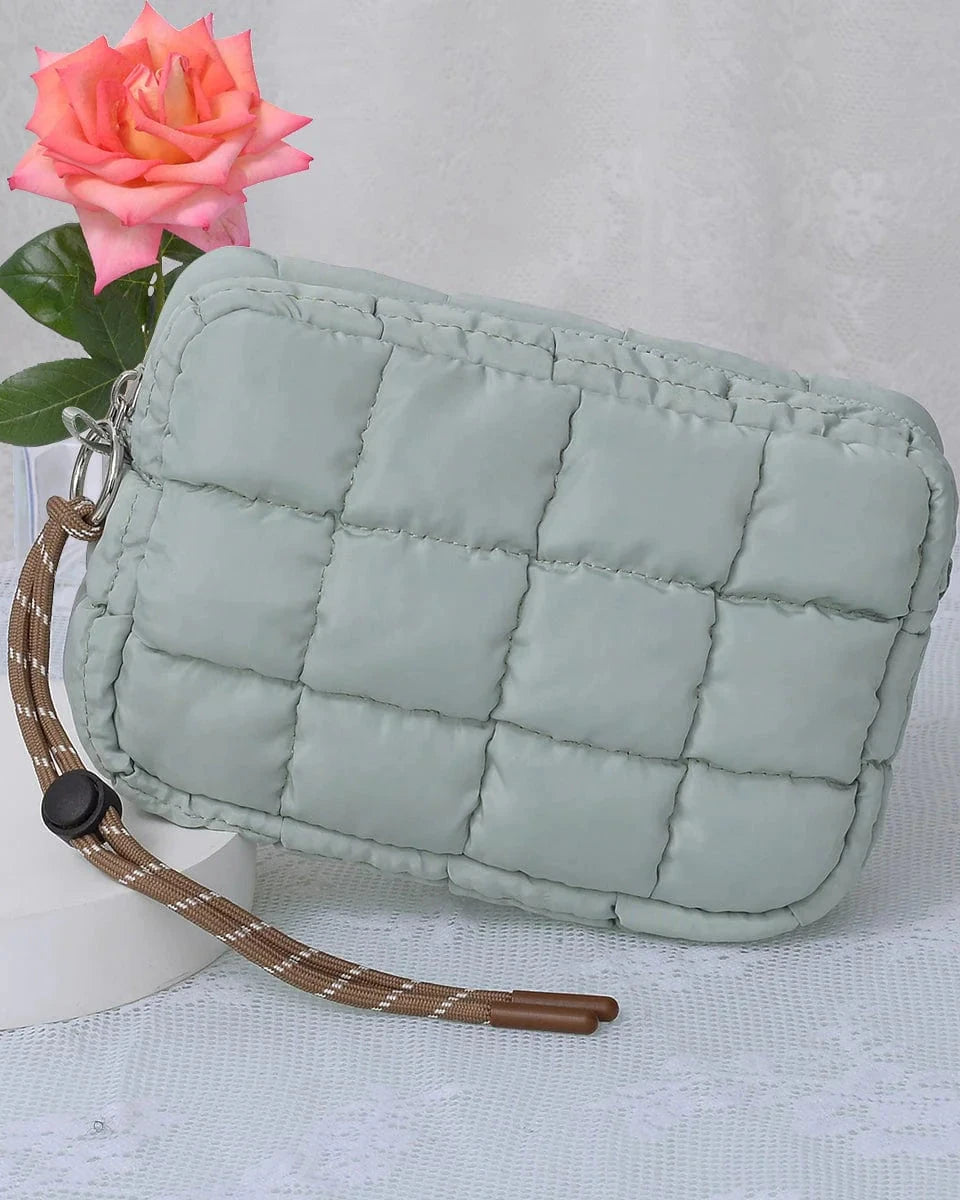 Quilted Puffer Pouch- 3 Colors