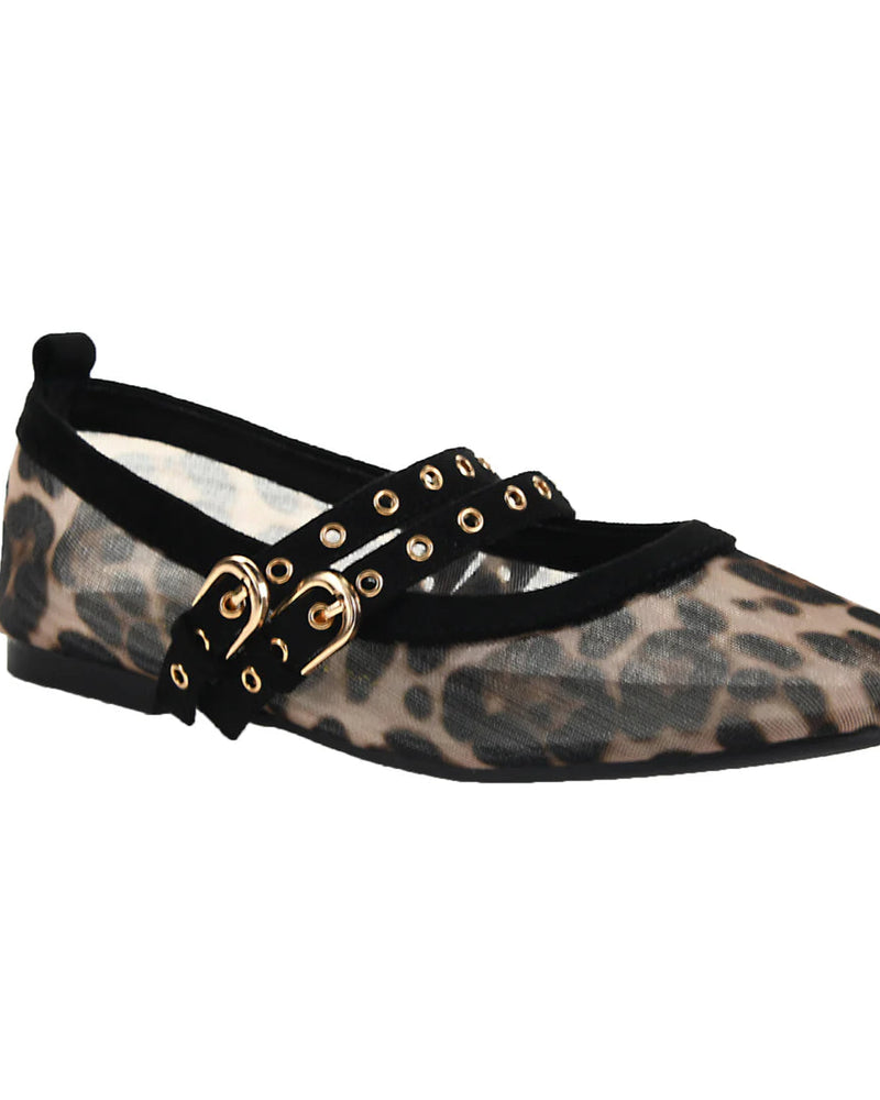 Marlow Leopard Ballet Flats