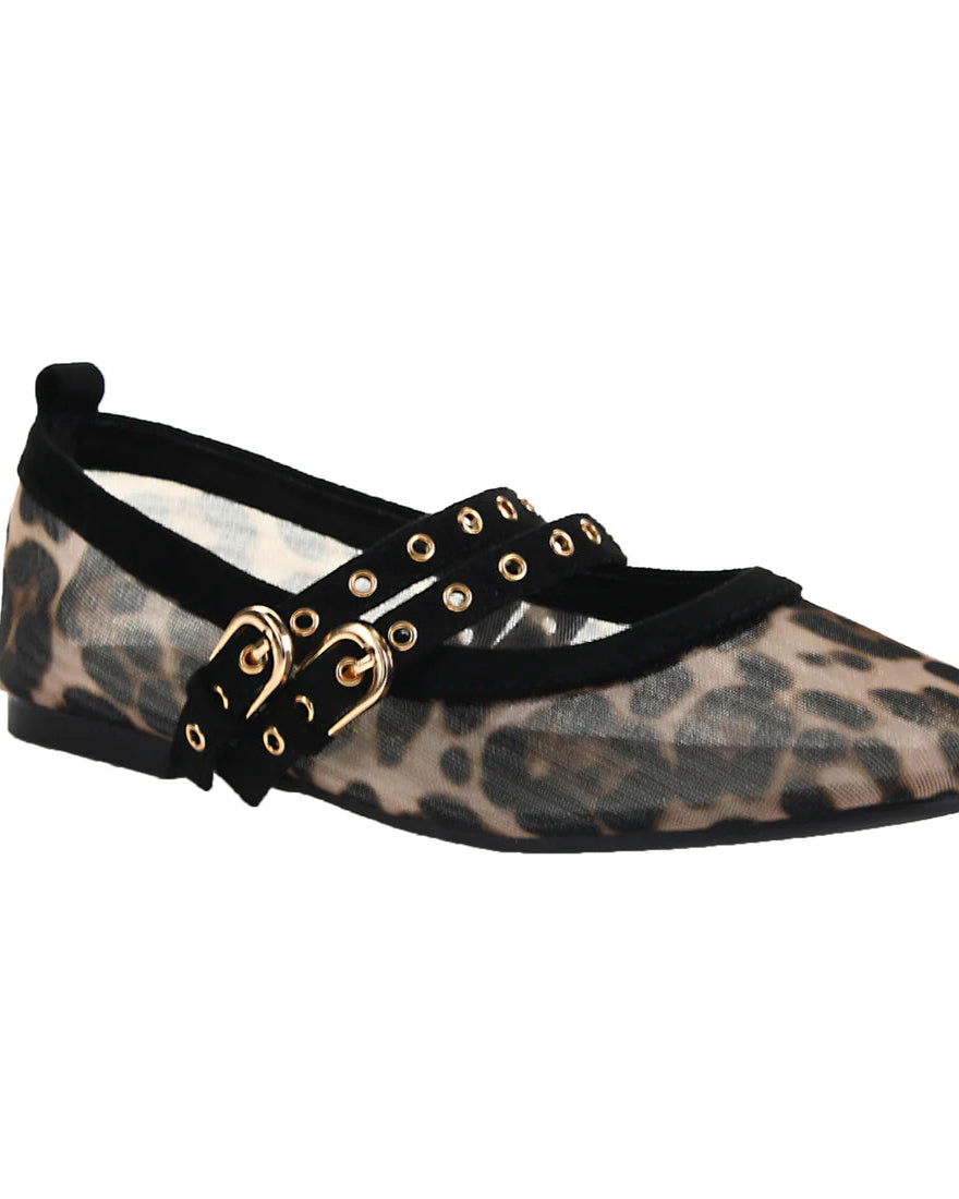 Marlow Leopard Ballet Flats
