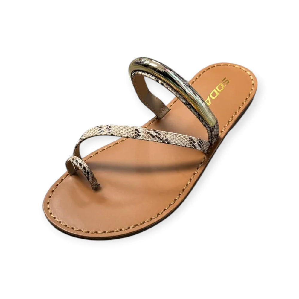 Tobi Snakeskin Sandal